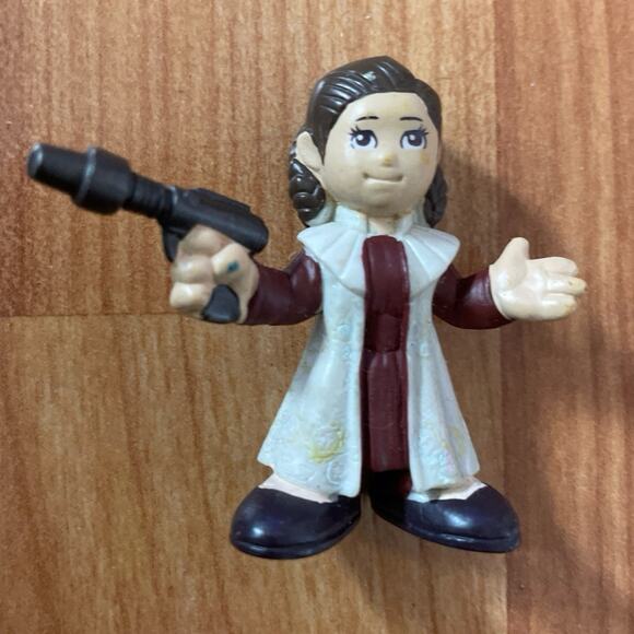 Hasbro Star Wars Galactic Heroes PRINCESS LEIA figure in Bespin Cloud City dress - Picture 1 of 2